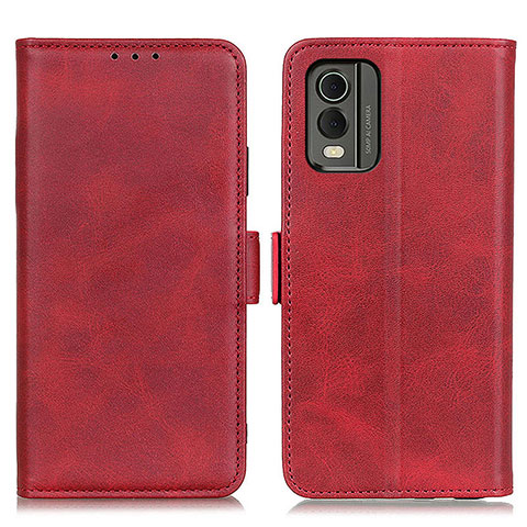 Coque Portefeuille Livre Cuir Etui Clapet M15L pour Nokia C210 Rouge