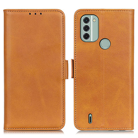 Coque Portefeuille Livre Cuir Etui Clapet M15L pour Nokia C31 Brun Clair