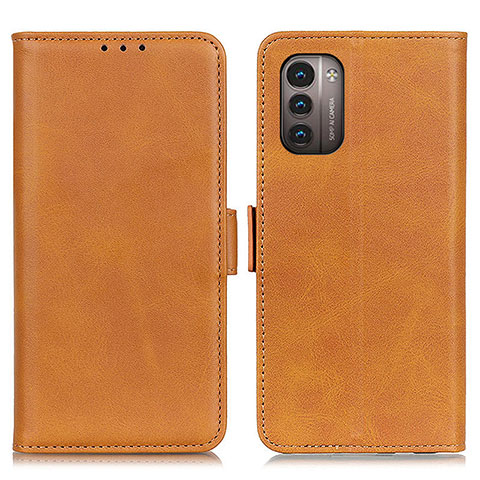 Coque Portefeuille Livre Cuir Etui Clapet M15L pour Nokia G11 Brun Clair