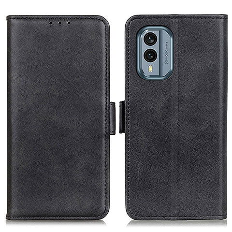 Coque Portefeuille Livre Cuir Etui Clapet M15L pour Nokia X30 5G Noir