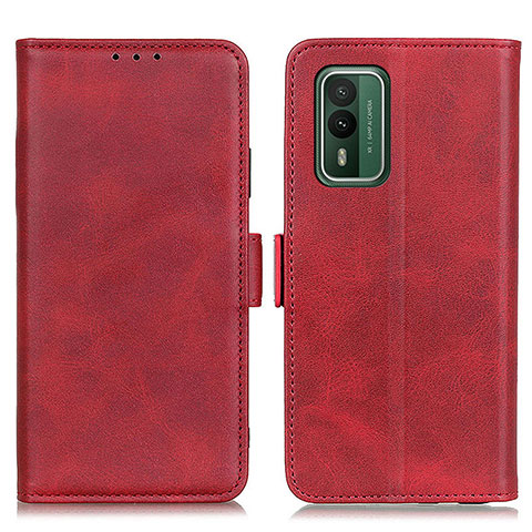 Coque Portefeuille Livre Cuir Etui Clapet M15L pour Nokia XR21 Rouge