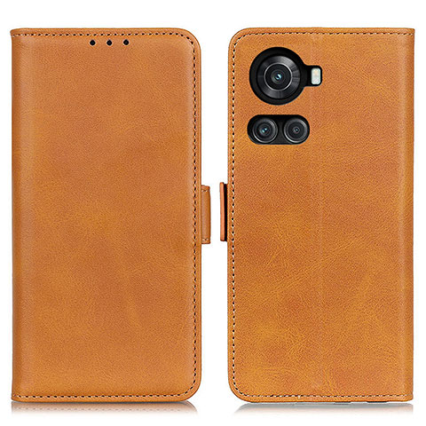 Coque Portefeuille Livre Cuir Etui Clapet M15L pour OnePlus 10R 5G Brun Clair