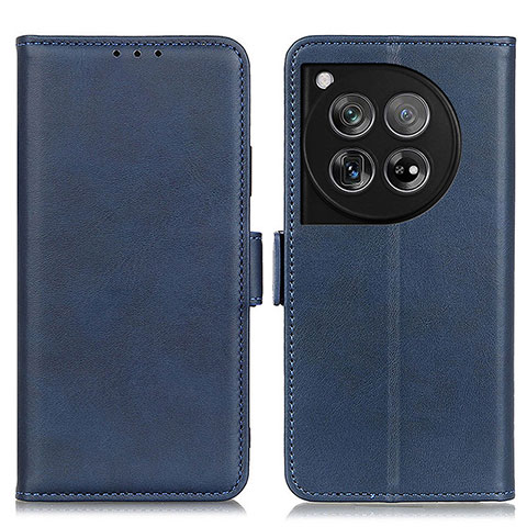 Coque Portefeuille Livre Cuir Etui Clapet M15L pour OnePlus 12R 5G Bleu