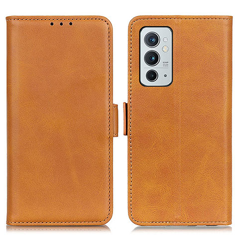 Coque Portefeuille Livre Cuir Etui Clapet M15L pour OnePlus 9RT 5G Brun Clair