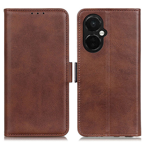 Coque Portefeuille Livre Cuir Etui Clapet M15L pour OnePlus Nord CE 3 5G Marron