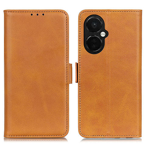 Coque Portefeuille Livre Cuir Etui Clapet M15L pour OnePlus Nord CE 3 Lite 5G Brun Clair