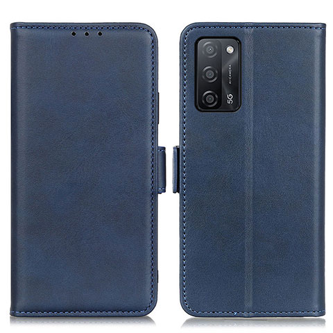 Coque Portefeuille Livre Cuir Etui Clapet M15L pour Oppo A55 5G Bleu