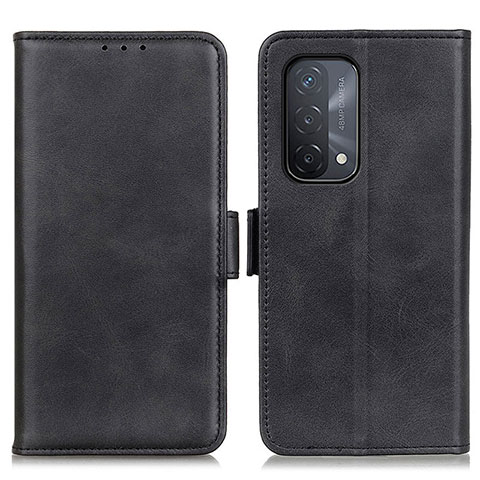 Coque Portefeuille Livre Cuir Etui Clapet M15L pour Oppo A74 5G Noir