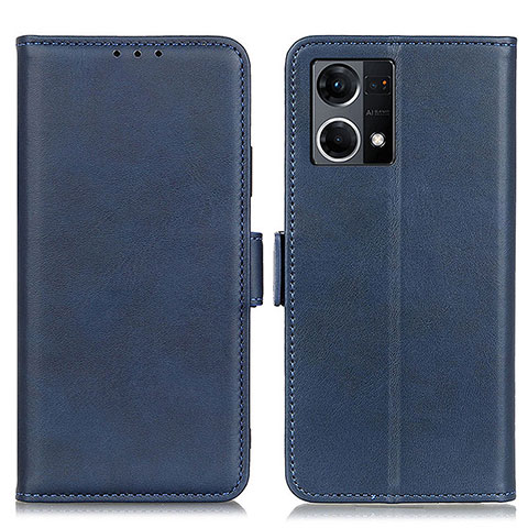 Coque Portefeuille Livre Cuir Etui Clapet M15L pour Oppo F21s Pro 4G Bleu