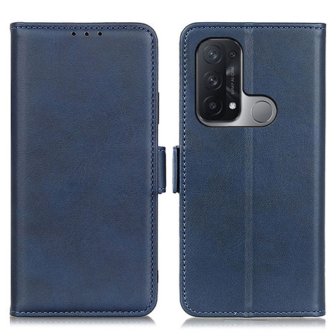 Coque Portefeuille Livre Cuir Etui Clapet M15L pour Oppo Reno5 A Bleu