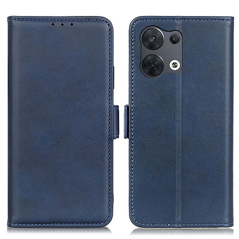 Coque Portefeuille Livre Cuir Etui Clapet M15L pour Oppo Reno8 5G Bleu