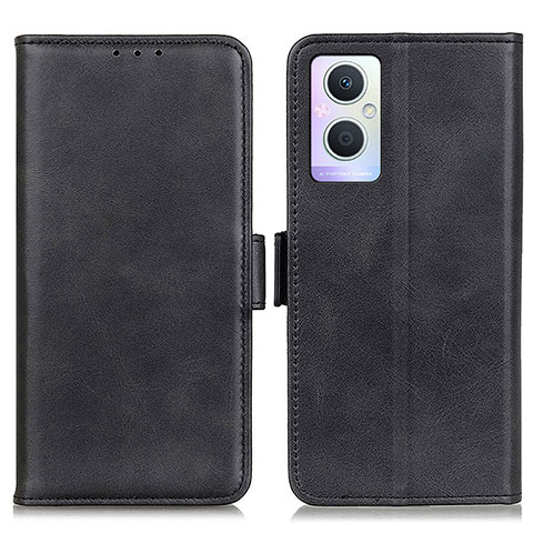 Coque Portefeuille Livre Cuir Etui Clapet M15L pour Oppo Reno8 Lite 5G Noir