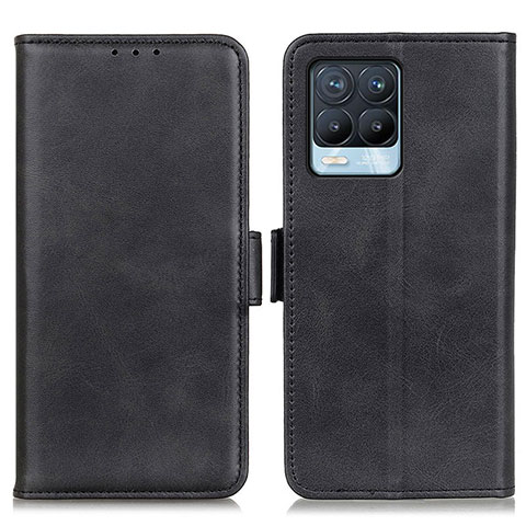 Coque Portefeuille Livre Cuir Etui Clapet M15L pour Realme 8 Pro Noir