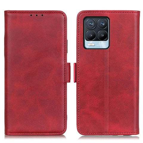 Coque Portefeuille Livre Cuir Etui Clapet M15L pour Realme 8 Pro Rouge