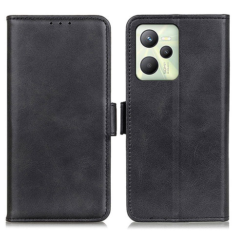 Coque Portefeuille Livre Cuir Etui Clapet M15L pour Realme C35 Noir