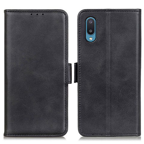 Coque Portefeuille Livre Cuir Etui Clapet M15L pour Samsung Galaxy A02 Noir