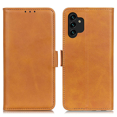 Coque Portefeuille Livre Cuir Etui Clapet M15L pour Samsung Galaxy A13 5G Brun Clair