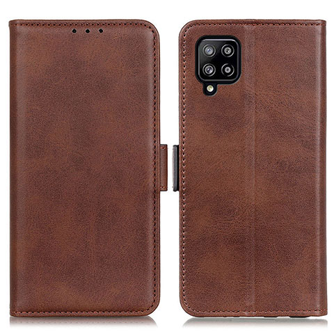 Coque Portefeuille Livre Cuir Etui Clapet M15L pour Samsung Galaxy A22 4G Marron