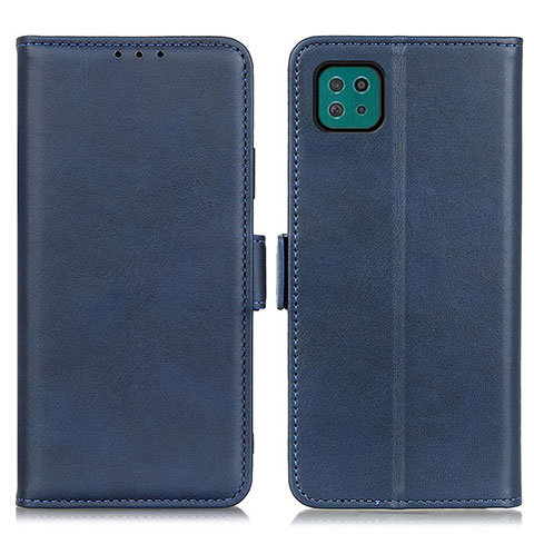 Coque Portefeuille Livre Cuir Etui Clapet M15L pour Samsung Galaxy A22 5G Bleu