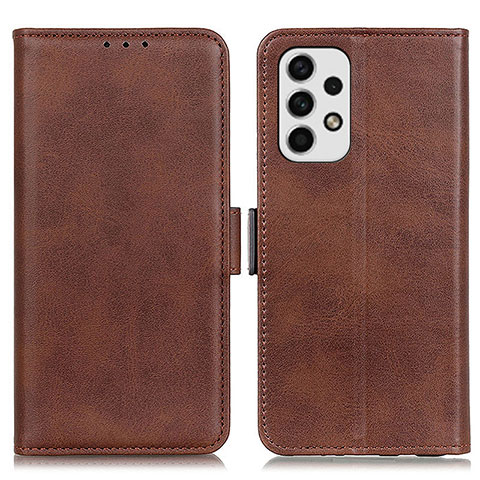 Coque Portefeuille Livre Cuir Etui Clapet M15L pour Samsung Galaxy A23 4G Marron