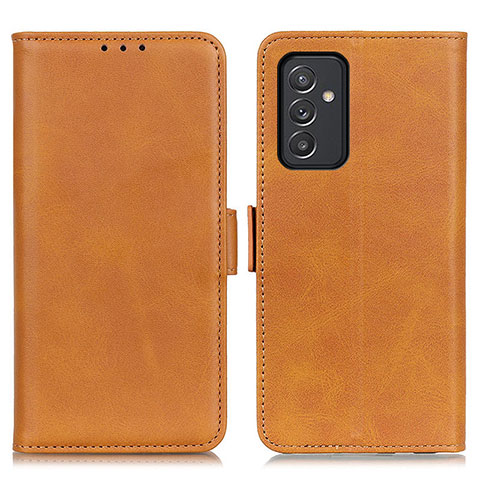 Coque Portefeuille Livre Cuir Etui Clapet M15L pour Samsung Galaxy M14 5G Brun Clair