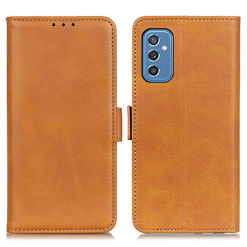 Coque Portefeuille Livre Cuir Etui Clapet M15L pour Samsung Galaxy M52 5G Brun Clair