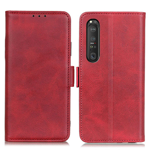 Coque Portefeuille Livre Cuir Etui Clapet M15L pour Sony Xperia 1 III Rouge