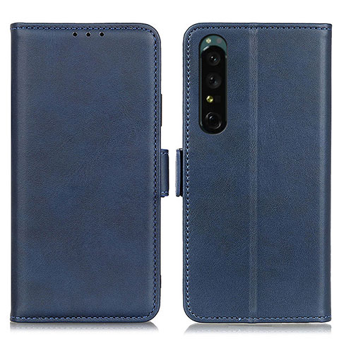 Coque Portefeuille Livre Cuir Etui Clapet M15L pour Sony Xperia 1 IV Bleu