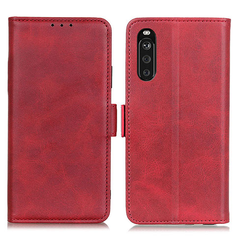 Coque Portefeuille Livre Cuir Etui Clapet M15L pour Sony Xperia 10 III Lite Rouge