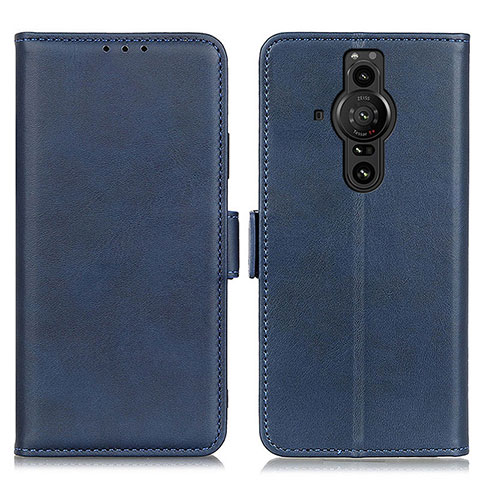 Coque Portefeuille Livre Cuir Etui Clapet M15L pour Sony Xperia PRO-I Bleu