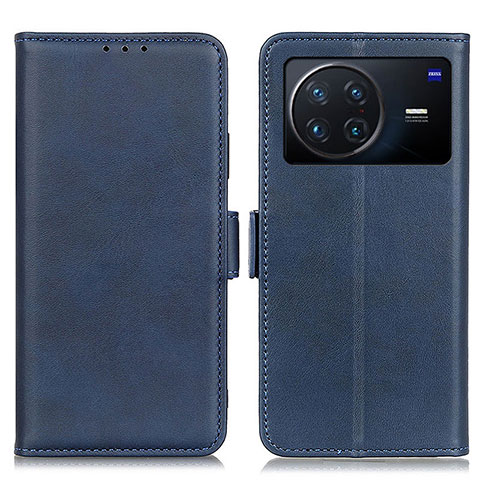 Coque Portefeuille Livre Cuir Etui Clapet M15L pour Vivo X Note Bleu