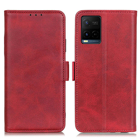 Coque Portefeuille Livre Cuir Etui Clapet M15L pour Vivo Y21 Rouge