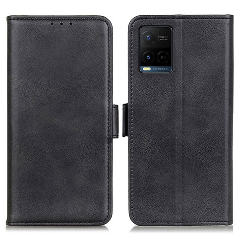 Coque Portefeuille Livre Cuir Etui Clapet M15L pour Vivo Y21a Noir