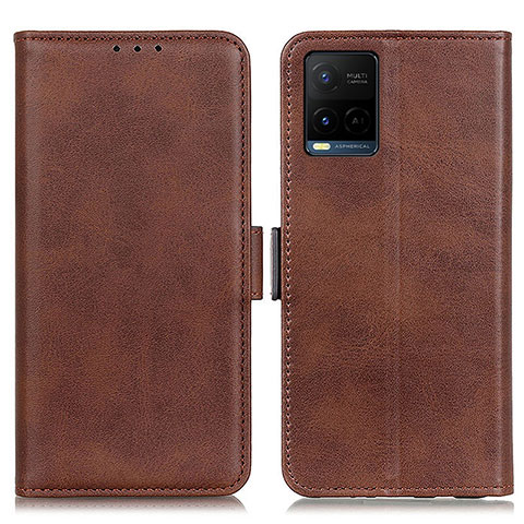 Coque Portefeuille Livre Cuir Etui Clapet M15L pour Vivo Y32 4G Marron