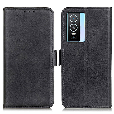 Coque Portefeuille Livre Cuir Etui Clapet M15L pour Vivo Y74s 5G Noir