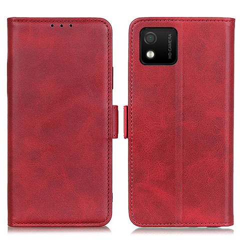 Coque Portefeuille Livre Cuir Etui Clapet M15L pour Wiko Y52 Rouge