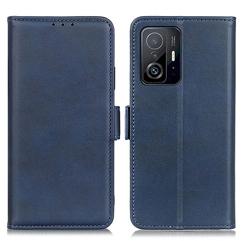 Coque Portefeuille Livre Cuir Etui Clapet M15L pour Xiaomi Mi 11T Pro 5G Bleu