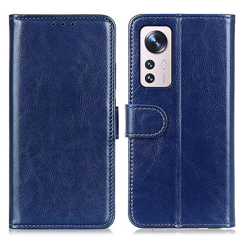 Coque Portefeuille Livre Cuir Etui Clapet M15L pour Xiaomi Mi 12S Pro 5G Bleu