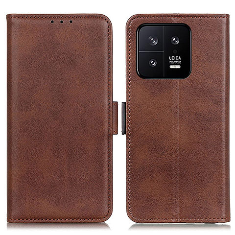 Coque Portefeuille Livre Cuir Etui Clapet M15L pour Xiaomi Mi 13 5G Marron