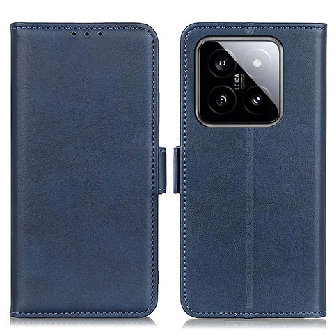 Coque Portefeuille Livre Cuir Etui Clapet M15L pour Xiaomi Mi 14 Pro 5G Bleu