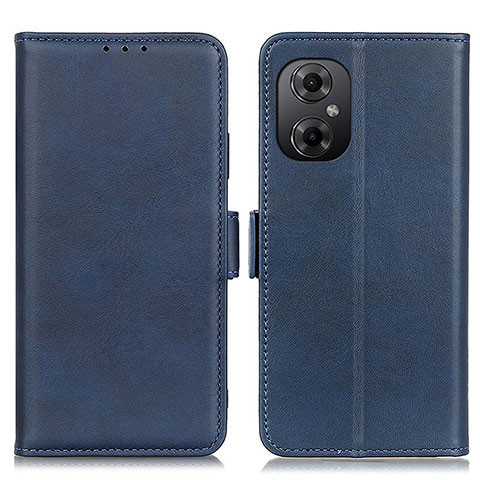 Coque Portefeuille Livre Cuir Etui Clapet M15L pour Xiaomi Poco M4 5G Bleu