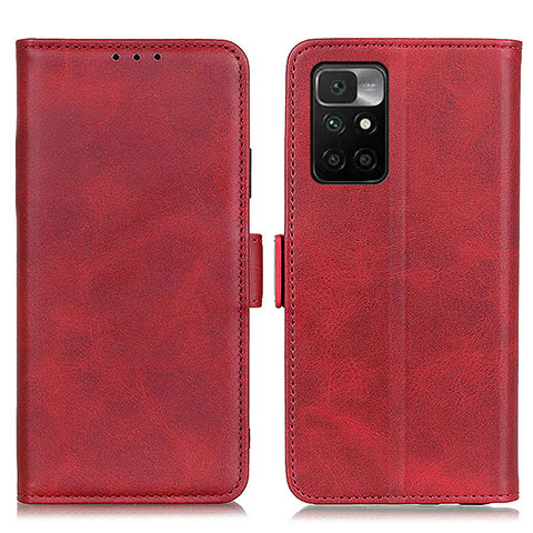 Coque Portefeuille Livre Cuir Etui Clapet M15L pour Xiaomi Redmi 10 (2022) Rouge