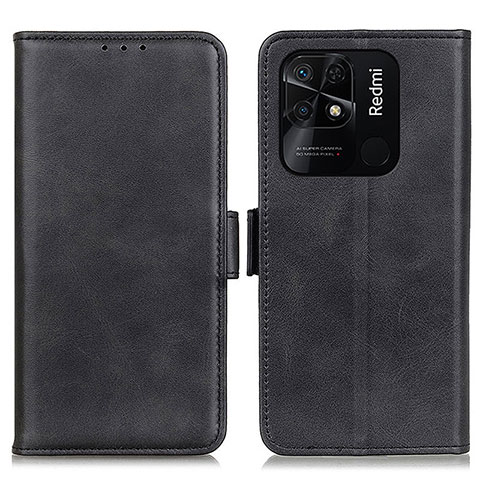 Coque Portefeuille Livre Cuir Etui Clapet M15L pour Xiaomi Redmi 10 India Noir