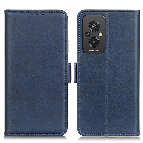 Coque Portefeuille Livre Cuir Etui Clapet M15L pour Xiaomi Redmi 11 Prime 4G Bleu