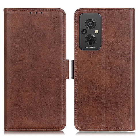 Coque Portefeuille Livre Cuir Etui Clapet M15L pour Xiaomi Redmi 11 Prime 4G Marron