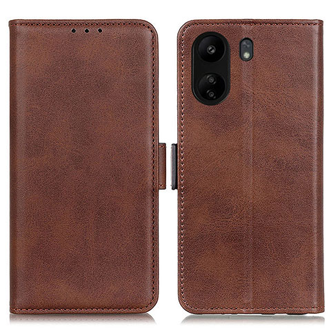 Coque Portefeuille Livre Cuir Etui Clapet M15L pour Xiaomi Redmi 13C Marron