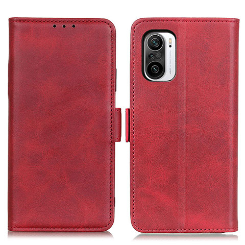 Coque Portefeuille Livre Cuir Etui Clapet M15L pour Xiaomi Redmi K40 5G Rouge