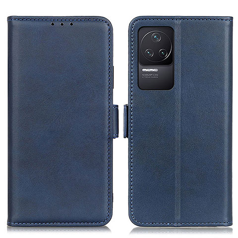 Coque Portefeuille Livre Cuir Etui Clapet M15L pour Xiaomi Redmi K50 5G Bleu