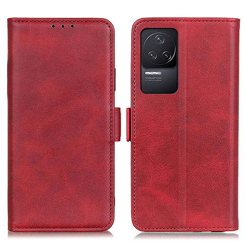 Coque Portefeuille Livre Cuir Etui Clapet M15L pour Xiaomi Redmi K50 5G Rouge