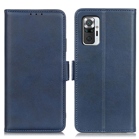 Coque Portefeuille Livre Cuir Etui Clapet M15L pour Xiaomi Redmi Note 10 Pro 4G Bleu